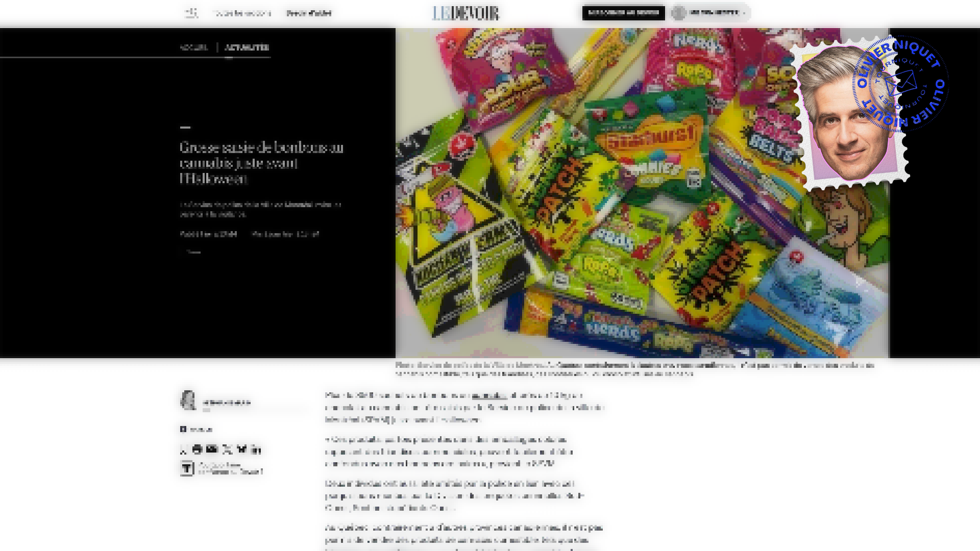 8500 sacs de jujubes au cannabis saisis Post feature image