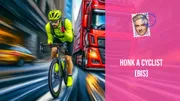 Honk a cyclist (bis)